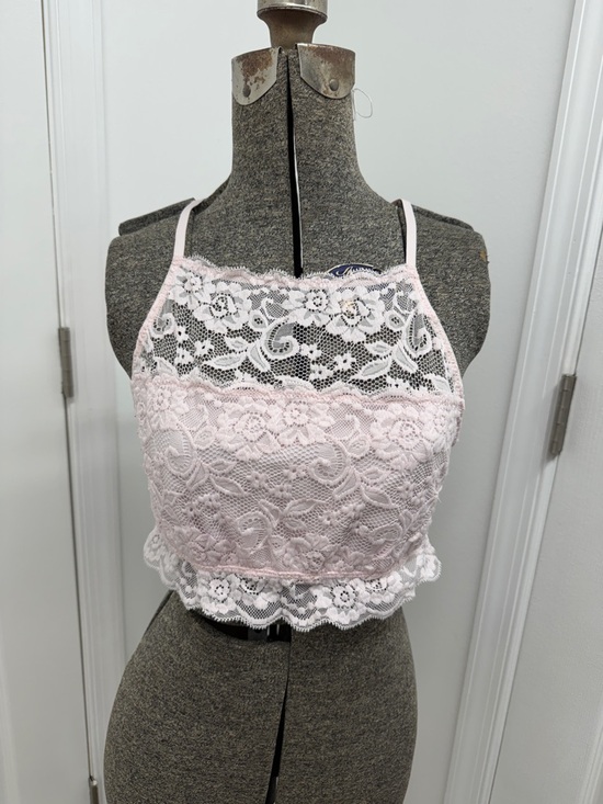 So Authentic American Heritage Other - Light Pink Lace Crop Bralette